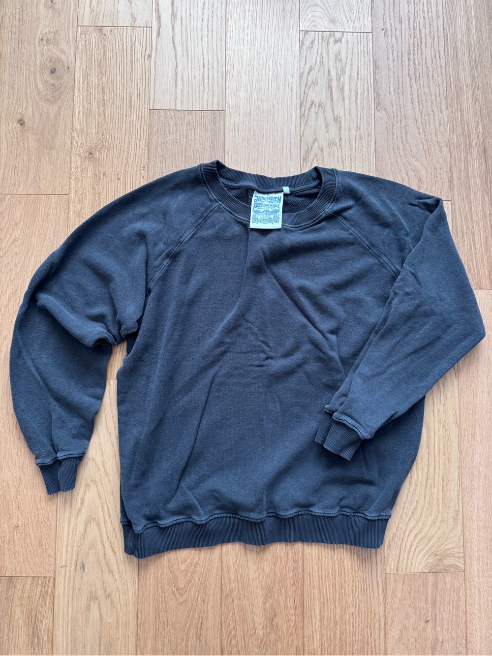 Jungmaven Crewneck Sweatshirt - Faded Black